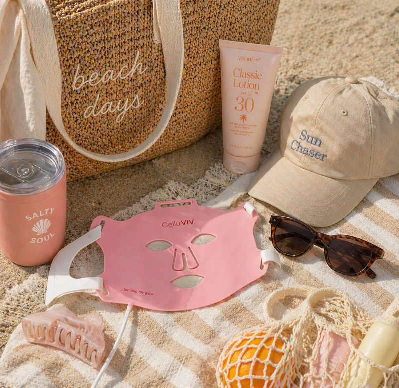 LED Face Mask Therapy in Summer: Your CelluVIV Guide to Radiant, Sun‑Stressed Skin