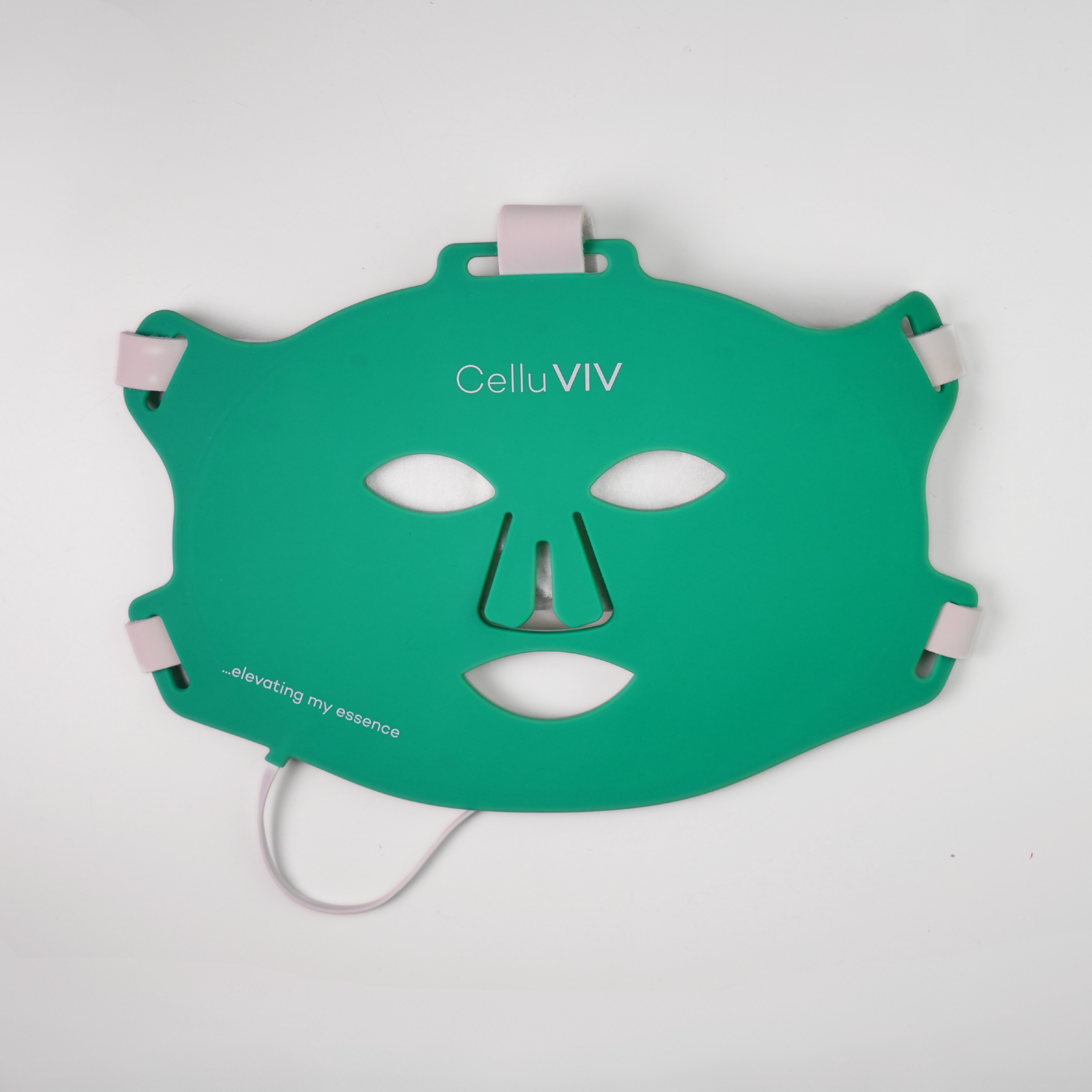 CelluVIV LED face mask in emerald green 